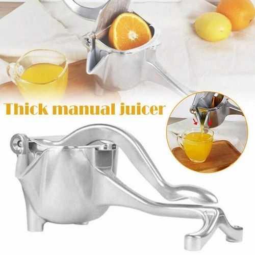 Strong Metal Hand Juicer – Small Size Manual Citrus Press for Daily Use